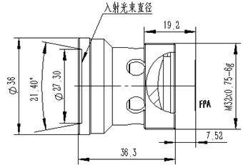 21.7mm热成像定焦镜头